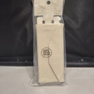 A New Day White Eyeglass Case